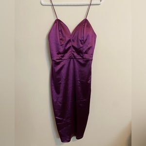Shiny Purple Dress - Size S